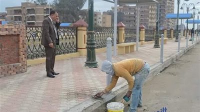 مساعد محافظ كفرالشيخ: انتهاء 90% من كورنيس القنطرة البيضاء (صور)