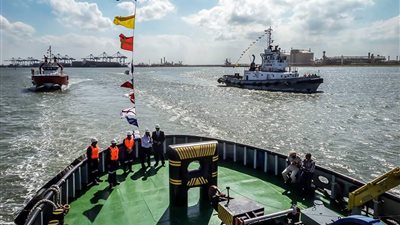 ننشر حركة تداول السفن بميناء دمياط 