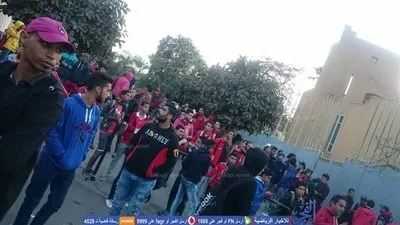 الأمن يمنع دخول ألتراس أهلاوي لحضور نهائي السلة بسبب التذاكر (صور)