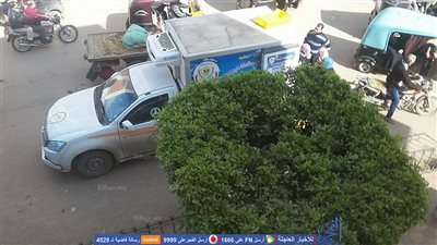 القوات المسلحة تدفع بسيارة لبيع اللحوم المبردة فى بيلا بكفر الشيخ (صور)