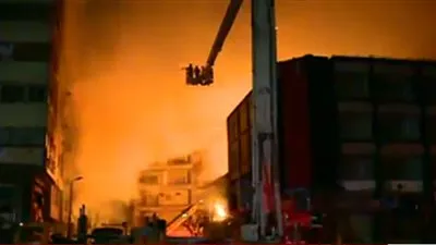 اندلاع حريق ضخم بأحد فنادق إيلات