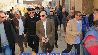 جولة لمحافظ القاهرة بحي البساتين والخليفة