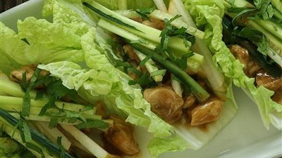 أفضل طريقة لعمل قوارب الكابتشو بالدجاج والفول السوداني