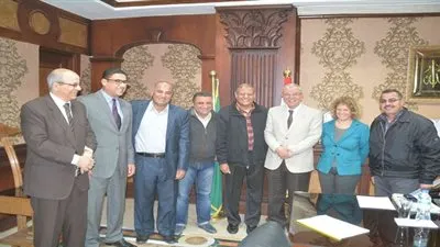 محافظ المنيا يستقبل راعي مؤتمر 