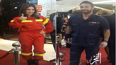 نجوم الفن في العرض الخاص لفيلم 