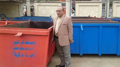 تزويد مدينة فوة بكفر الشيخ بـ 25حاوية جديدة لجمع القمامة
