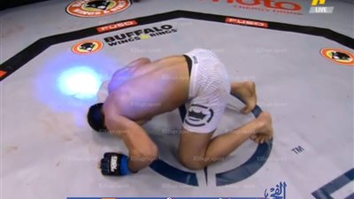 بالصور.. بطل المنوفية ينهي القتال  في بطولة desret force بـ 