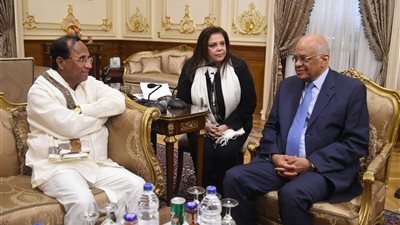 على عبد العال يستقبل رئيس المجلس التشريعي الهندي