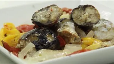 افضل طريقة عمل سمك المكاريل محشى بالجمبرى