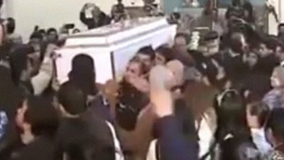 جنازة ماجي مؤمن تتحول إلى زغاريد وحفل وداع