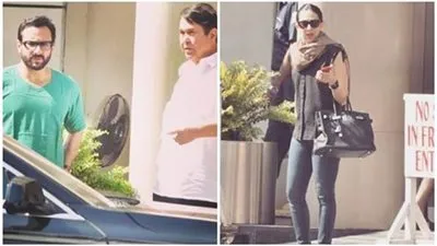 عائلة كارينا كابور خان تستقبلها أمام المستشفى بعد وضعها مولودها الأول (صور)