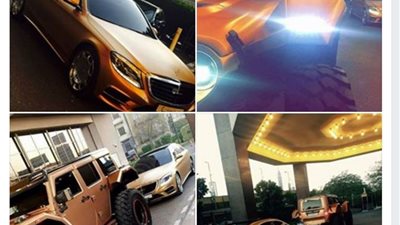 أمير سعودي يشعل 