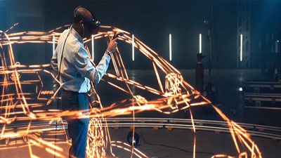 فنان بريطاني يرسم صورة مجسمة ثلاثية الابعاد لنيسان ميكرا (فيديو)