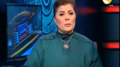 شاهد.. أماني الخياط تبكي على الهواء