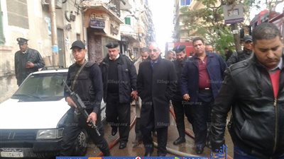 حريق يلتهم مصنع للأحذية بمنطقة 