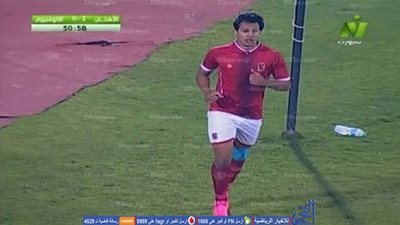 عمرو جمال يضيف الهدف الثاني له والثالث للأهلي في شباك الألومنيوم (فيديو)