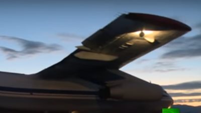 لحظة وصول كتيبة من القوات الروسية إلى حلب (فيديو) 