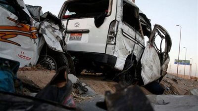 مصرع 3 سيدات وإصابة سائق في حادث تصادم بالمنيا