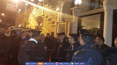 مدير أمن الإسكندرية يتفقد التأمينات بمحيط الكنائس (صور) 