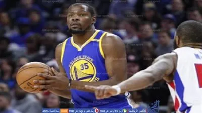 دورانت يقود جولدن ستيت للفوز على بيستونز في دوري السلة الأمريكي