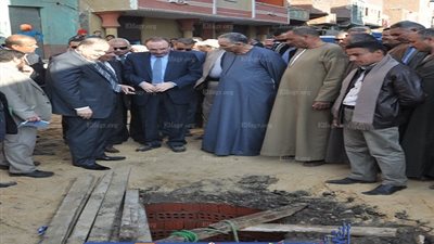  رئيس مركز الفشن: إنشاء 12 بيارة لمواجهة المياه الجوفية (صور)