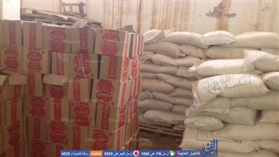 ضبط 151 كرتونة زيت و80 جوال سكر و15 أسطوانة بوتاجاز بمطروح  (صور) 