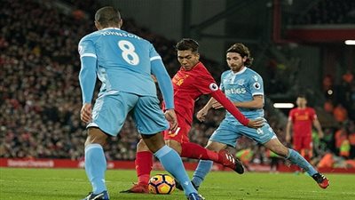 أهداف مباراة - ليفربول 4 × 1 ستوك سيتي  رمضان صبحي|الدوري الإنجليزي 