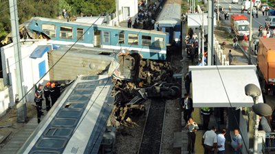 عاجل.. قتلى وجرحى  في اصطدام قطار بحافلة شرقي تونس