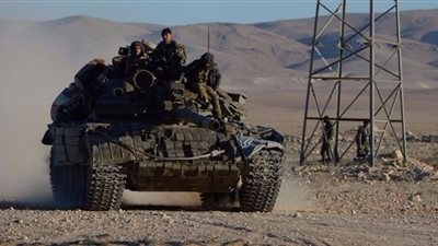النظام السوري يبدأ عملية استعادة تدمر من داعش