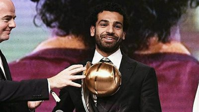محمد صلاح: فخور بحصولي على جائزة أفضل لاعب عربي