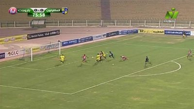 الدوري المصري.. محمد فاروق يهدر هدفا للمقاولون أمام بتروجت (فيديو)
