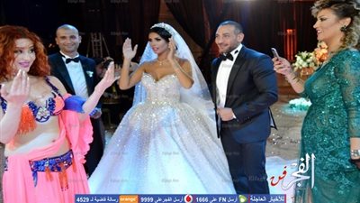 نجوم الفن في حفل زفاف التونسية ساندى و رجل الأعمال المصري علي السيد (صور)