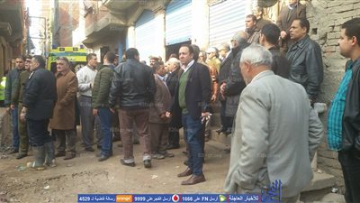 مصرع 2 وإصابة 2 فى انهيار عقار من 5 طوابق بالمنصورة 