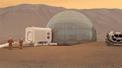 علماء يبتكرون مساكن من الجليد لحماية رواد الفضاء على سطح المريخ