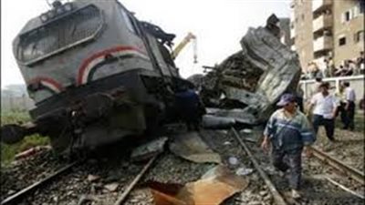 تفاصيل حادث قطار العياط 
