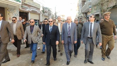 مساعد وزير الداخلية ومدير أمن المنيا يتابعان إجراءات تأمين احتفالات رأس السنة