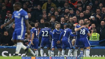 كاهيل يسجل هدف التقدم لتشيلسي في شباك ستوك سيتي (فيديو)