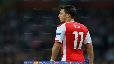 سر استبعاد أوزيل من مواجهة أرسنال وكريستال بالاس 