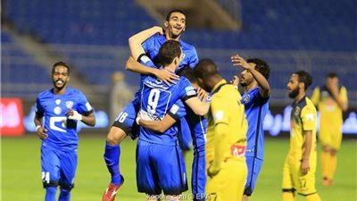 لاعبو الهلال سعداء بالفوز والصدارة