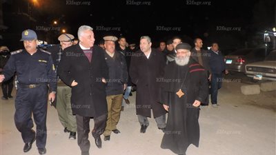 مدير أمن البحيرة يتفقد خدمات تأمين الكنائس ويحث الضباط علي اليقظة (صور)