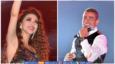 عمرو دياب وميريام فارس يشعلان سهرة دبي (صور)