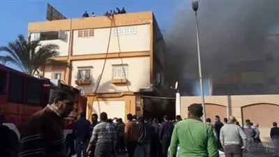 نيابة كفرالبطيخ تباشر التحقيق في واقعة حريق مصنع الأقطان بالمنطقة الصناعية بدمياط 