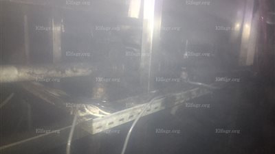 آثار حريق مصنع المواد الغذائية بدمنهور (صور)