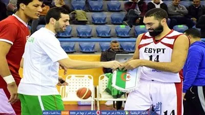 صور مباراة مصر والجزائر في البطولة العربية لكرة السلة 