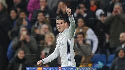 خاميس رودريجيز يتوهج ويضيف الهدف الثالث للريال أمام إشبيلية (فيديو)