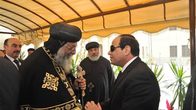 رد البابا تواضروس على إنتهاء شهر العسل بين الأقباط والسيسي
