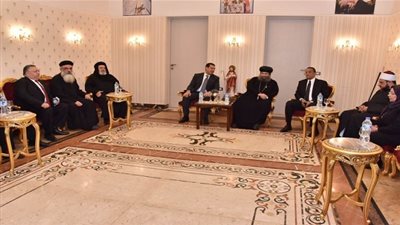 الأنبا أرميا يرأس الصلاة على شهيدة البطرسية الـ28