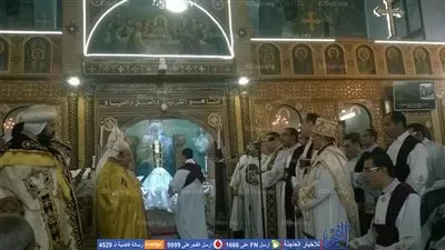 أسقف السويس يترأس صلاة قداس عيد الميلاد (صور)