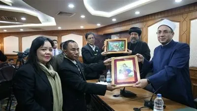 الوفد الميانماري يغادر القاهرة.. ويؤكد: نقدر دور شيخ الأزهر من أجل السلام 