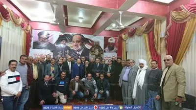 وفد  تعليم كفر الشيخ خلال تهنئته الاقابط: مصر قوية بشعبها (صور)